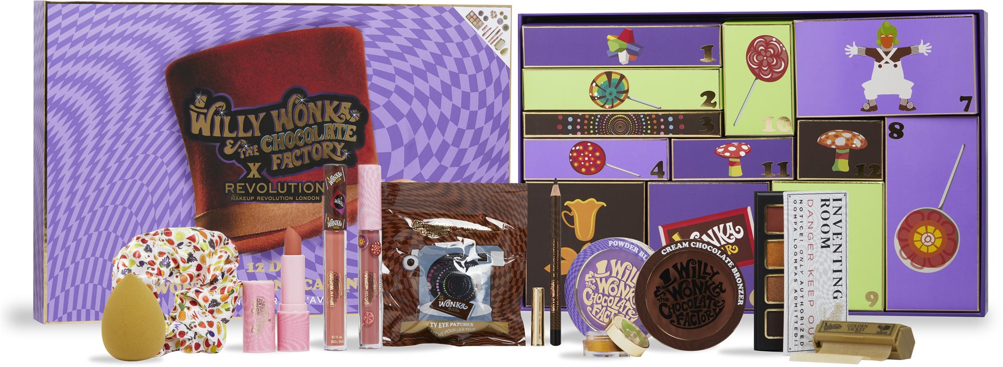 REVOLUTION Willy Wonka 12 Days Set Darčeková sada kozmetiky