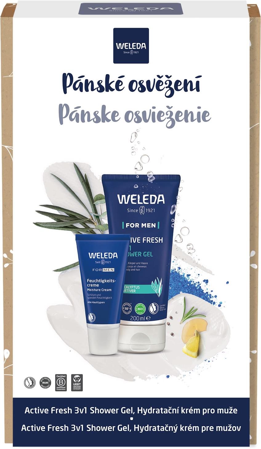 WELEDA férfi frissítő szett 230ml Kozmetikai ajándékcsomag