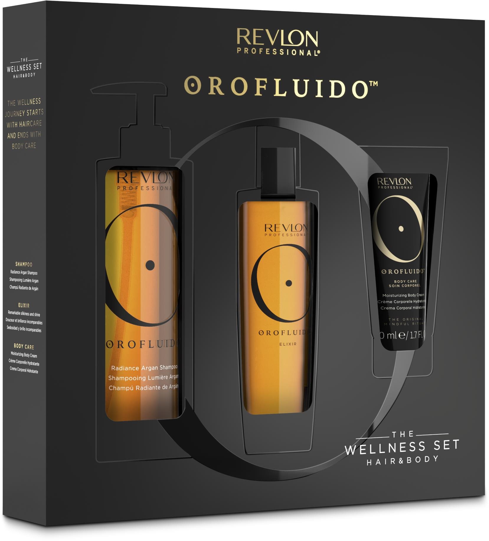 REVLON Orofluido The Wellness Set 390ml Kozmetikai ajándékcsomag
