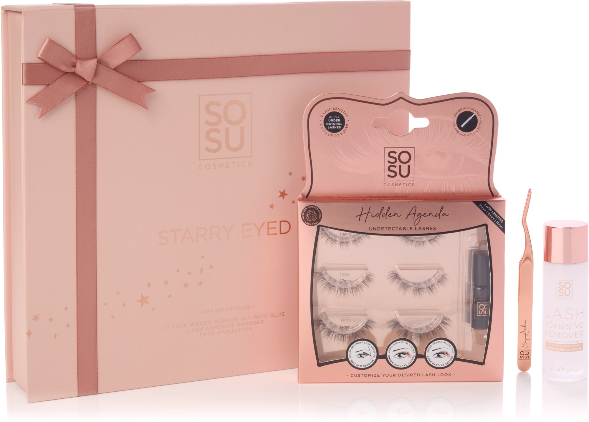 SOSU COSMETICS Starry Eyed Hidden Agenda Lash Kit Darčeková sada...