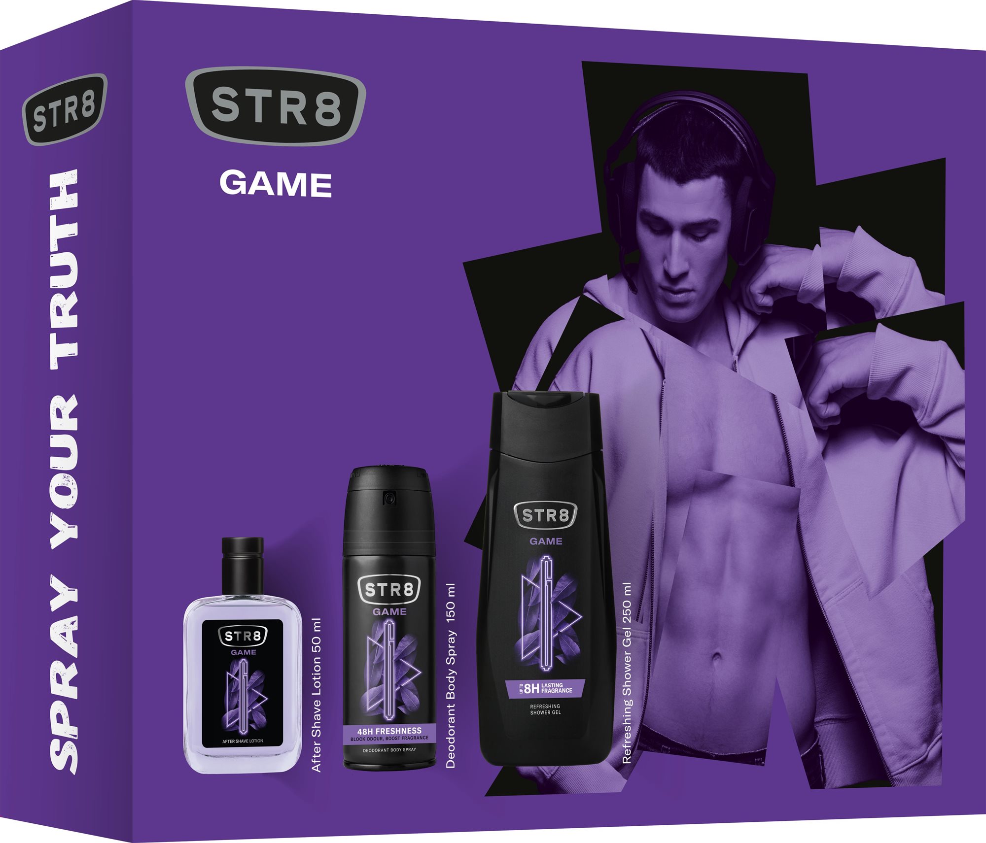 STR8 Game 450 ml Férfi kozmetikai szett