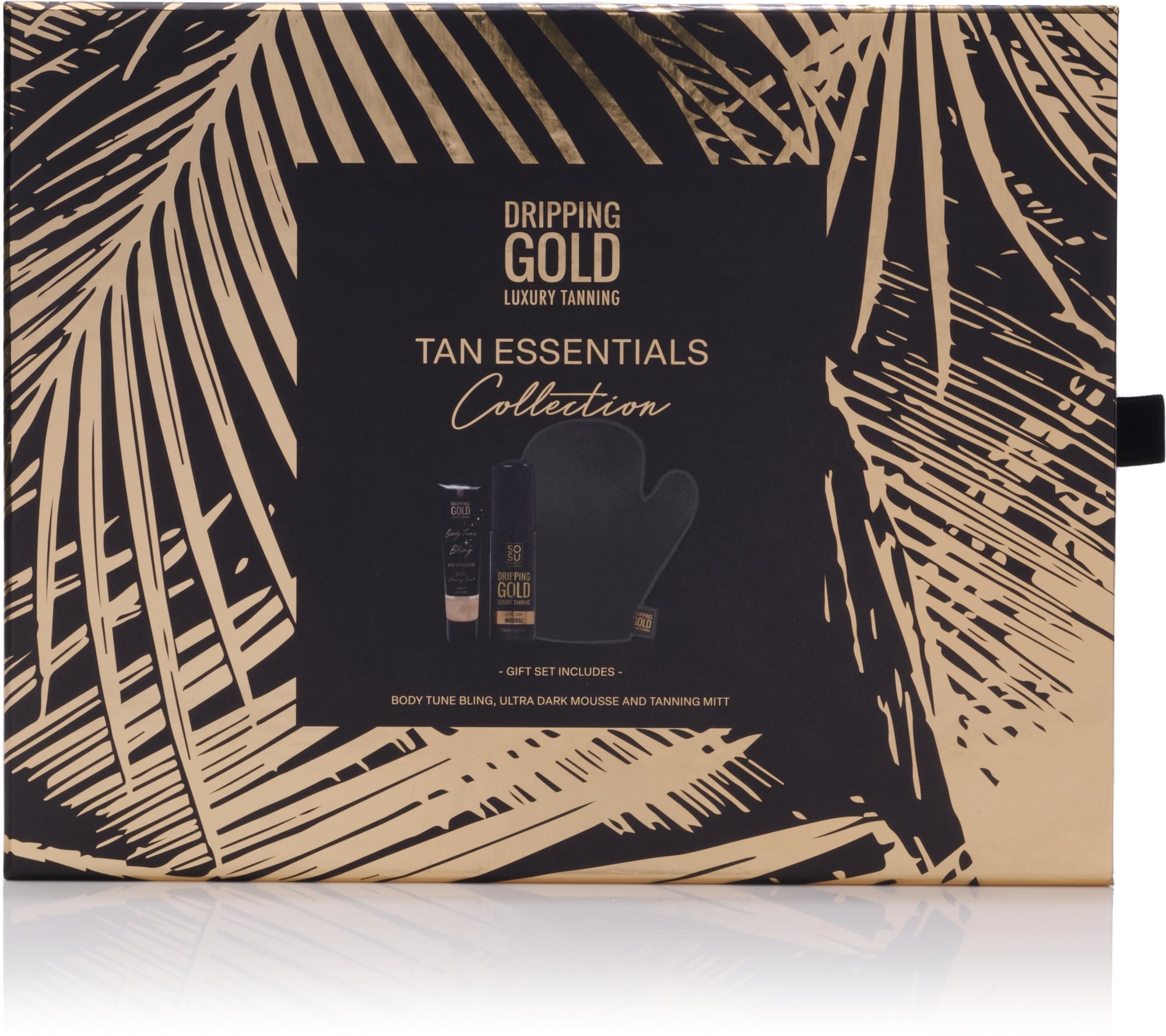 DRIPPING GOLD Tan Essentials Darčeková sada kozmetiky