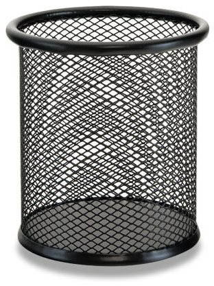 VICTORIA állvány, kerek, huzalból, fekete Ceruza tartó