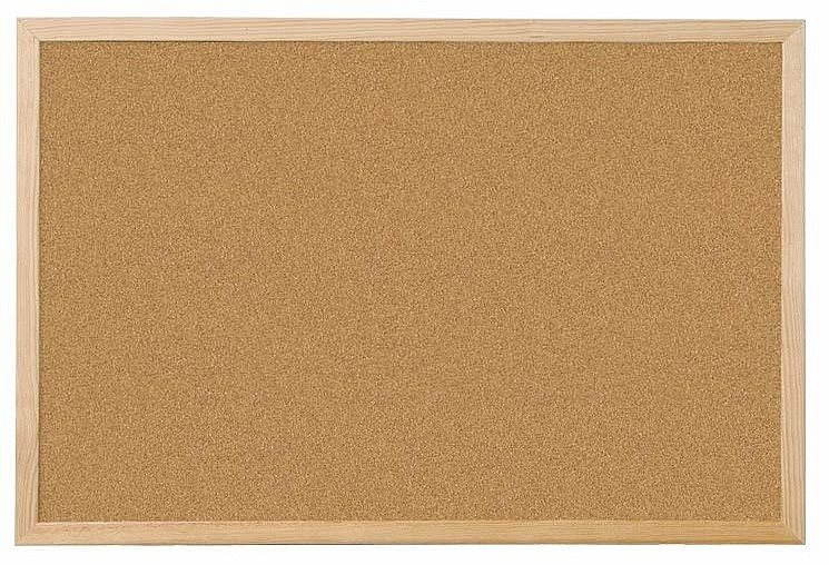 VICTORIA Pinwand aus Kork - 90 cm x 120 cm Pinnwand