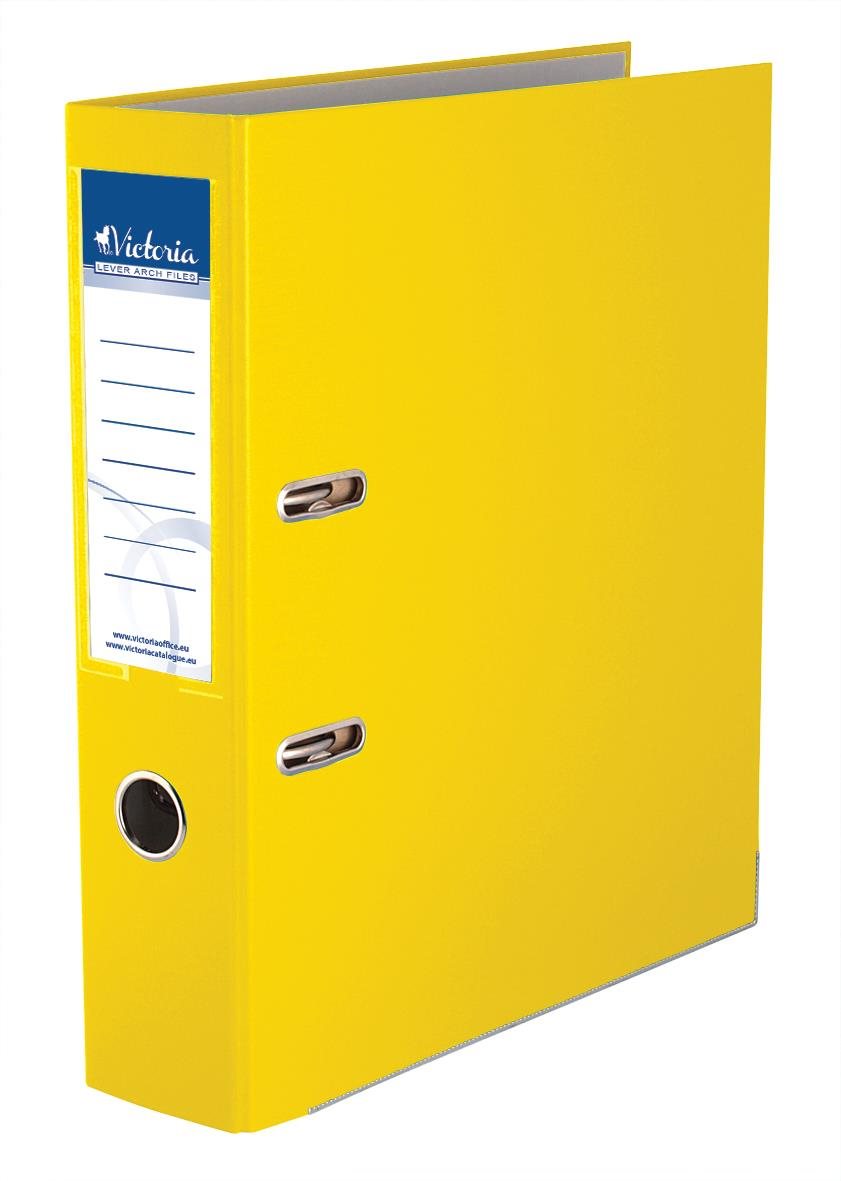 VICTORIA Basic A4 75 mm žltý Šanón