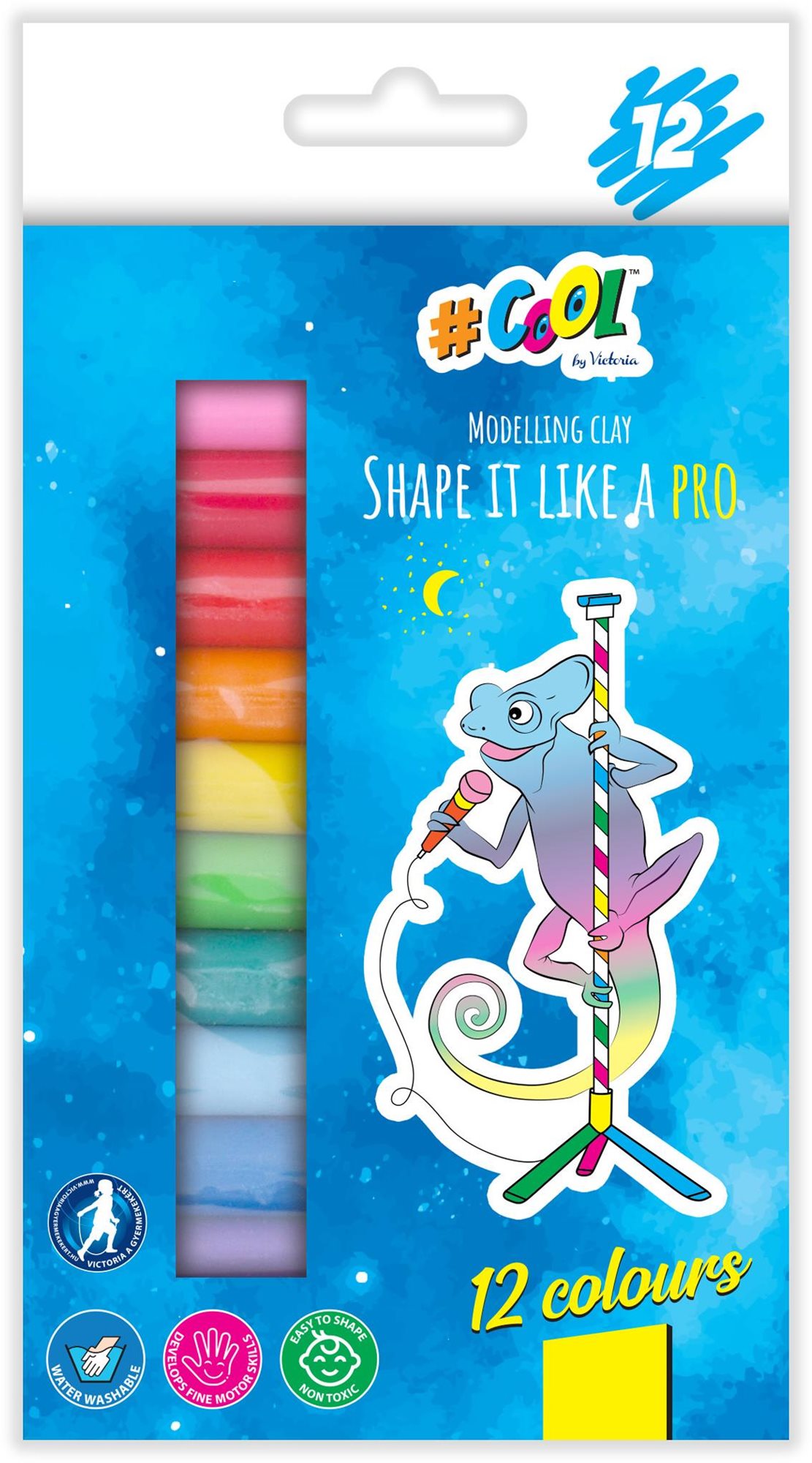 COOL BY VICTORIA gyurma 12 színben Gyurma
