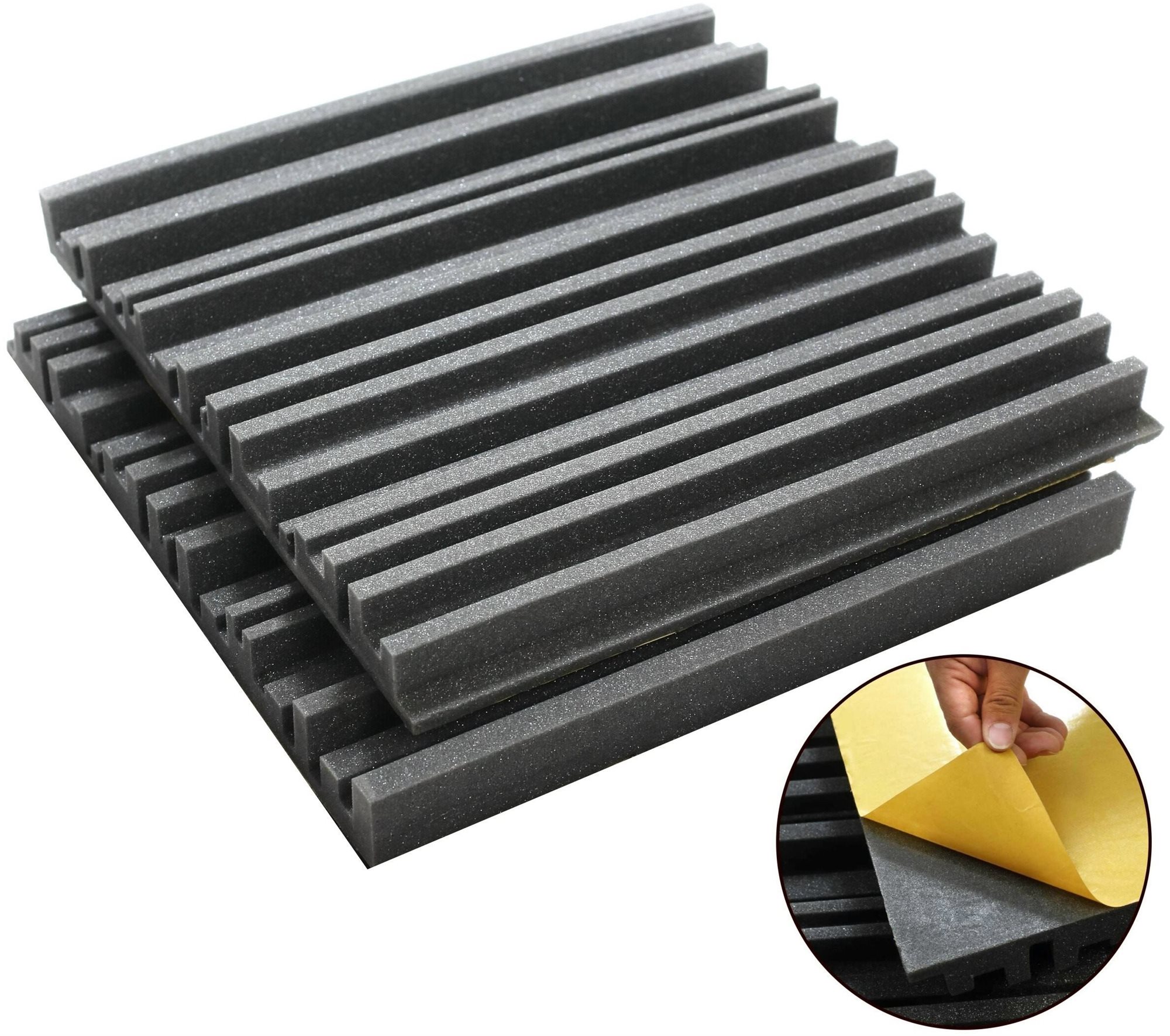 Veles-X akustická pena 300 × 300 × 50 MVSS 302 – SE/NBR – 2 kusy...