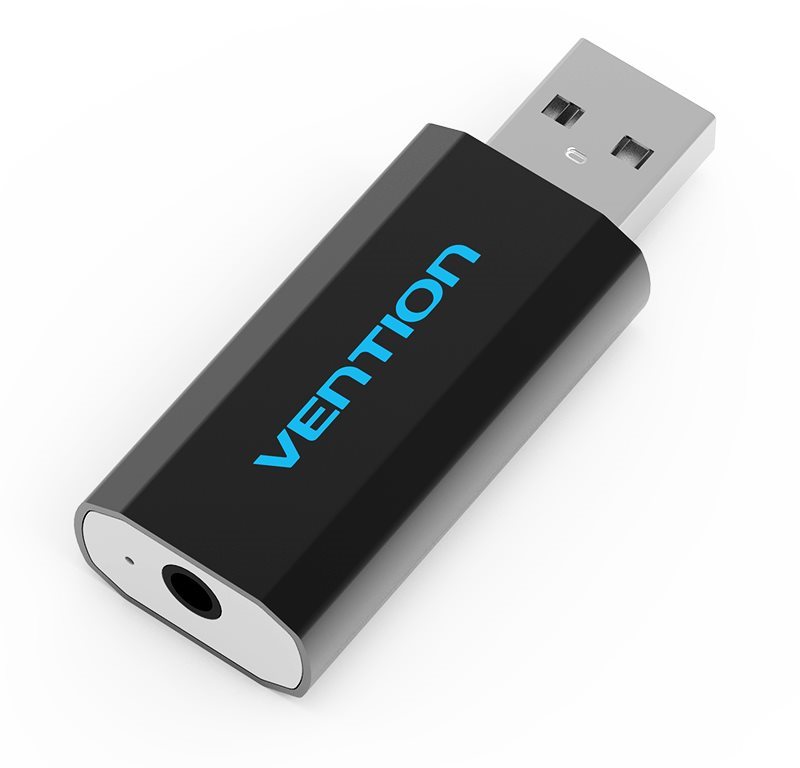 Vention USB External Sound Card Black Externá zvuková karta