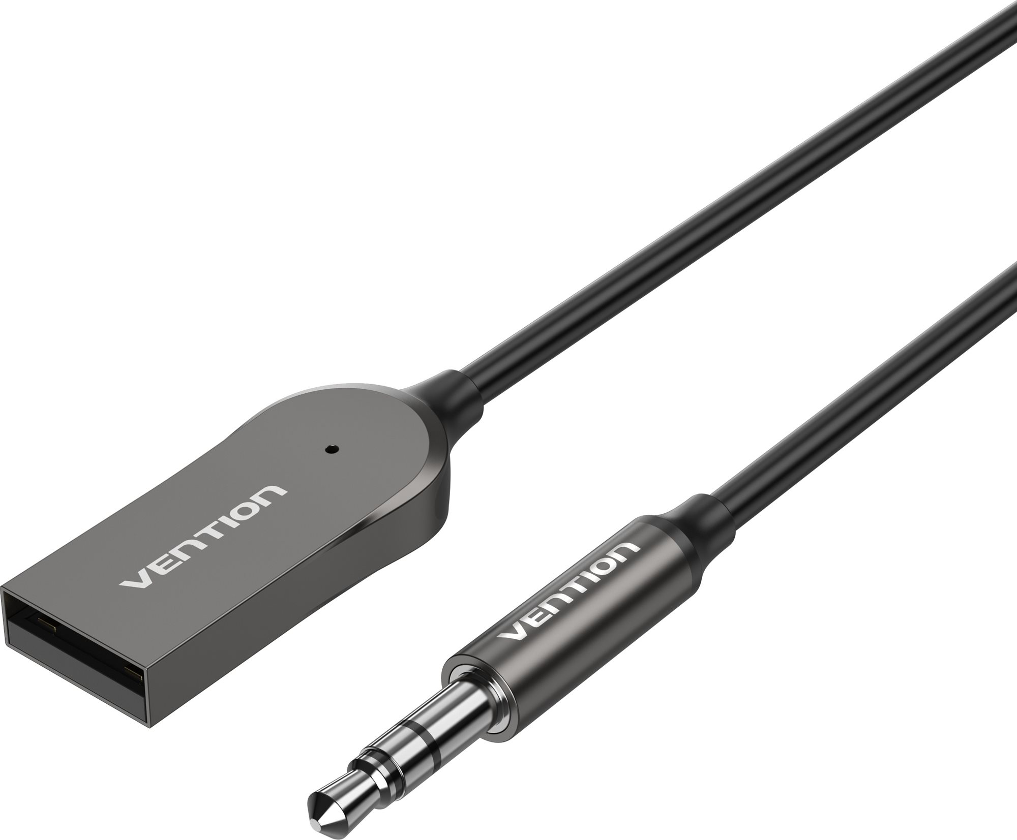 Vention USB Car Bluetooth 5.0 Audio Receiver With Coiled Cable 1.5M...