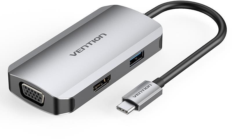 Vention USB-C auf HDMI / VGA / USB 3.0 / PD Docking Station 0,15 m...