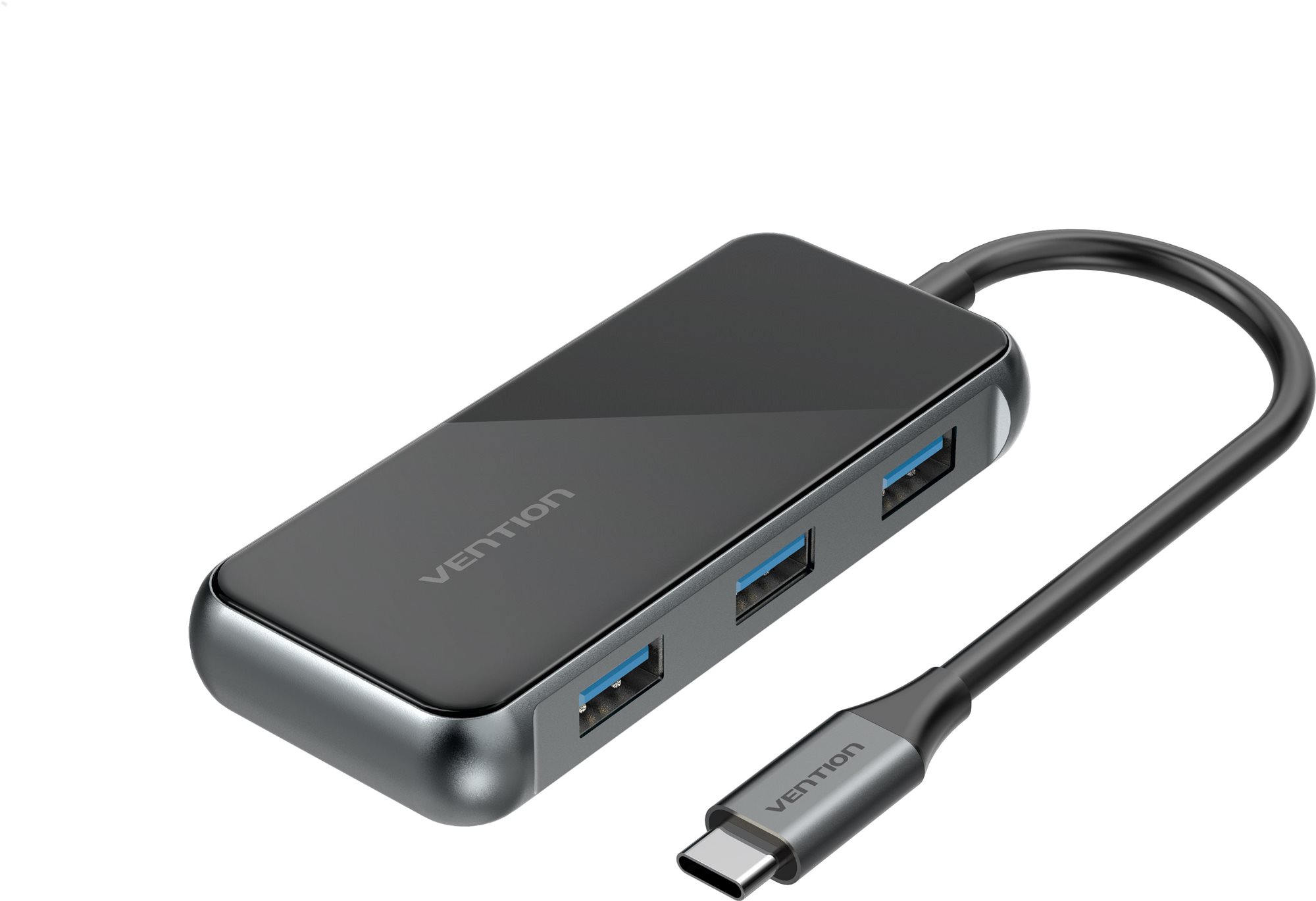 Vention Typ-C (USB-C) USB-C auf 4 x USB3.0/PD 0,15 m - Gray...