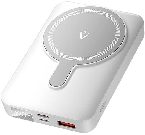 Vention 10000mAh Magnetic Wireless Power Bank 22.5W White LED...