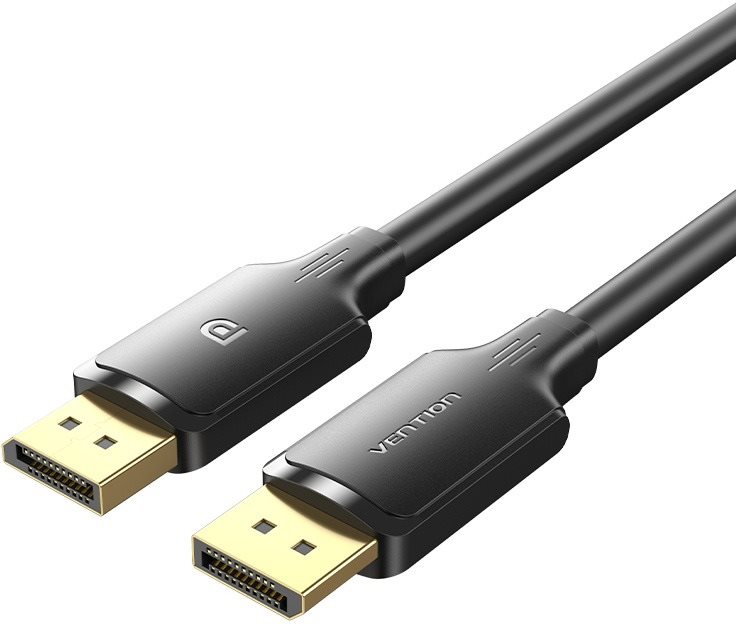 Vention DisplayPort Male to Male 4K HD Cable, 10 m, fekete Videokábel