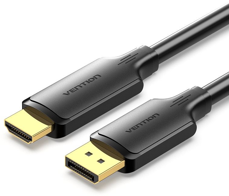 Vention DisplayPort Male to HDMI Male 4K HD Cable, 5 m, fekete...