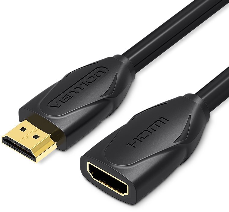 Vention HDMI 2.0 Extension Cable 3 m Black Video kábel