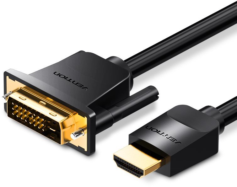 Vention HDMI to DVI Cable 1m Black Videokabel
