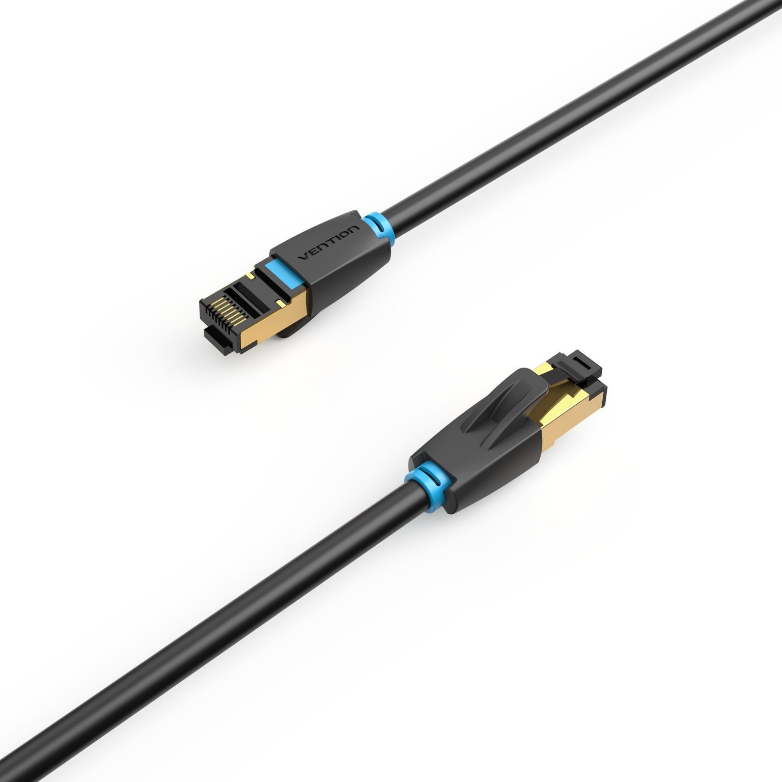 Vention Cat.8 SFTP Patch Cable 0.5M Black Sieťový kábel