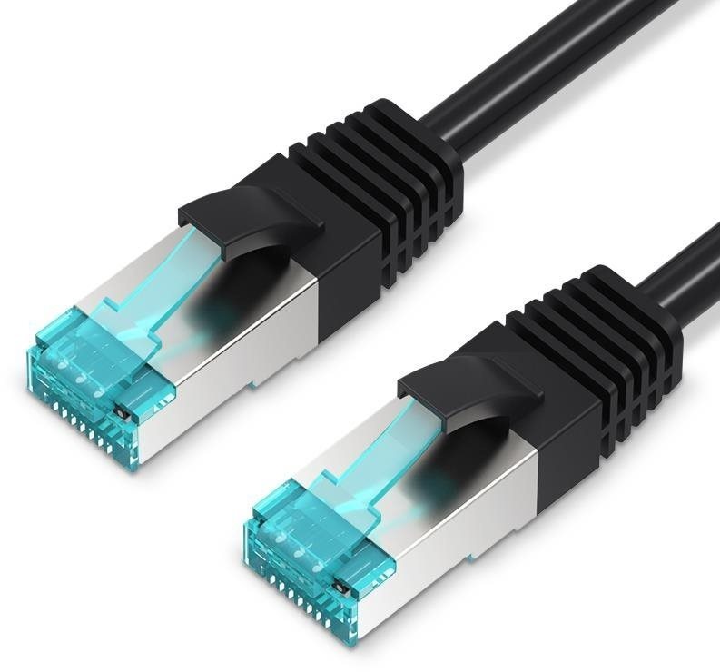 Vention Cat.5E FTP Patch Cable 8M Black Sieťový kábel