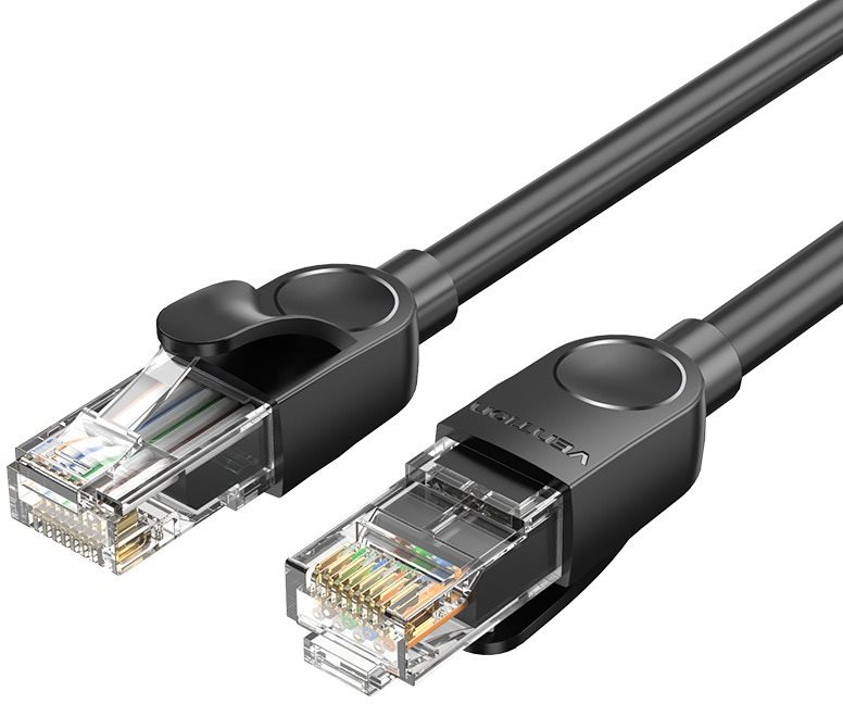 Vention Cat 6 UTP Ethernet Patch Cable 1M Black LAN-Kabel