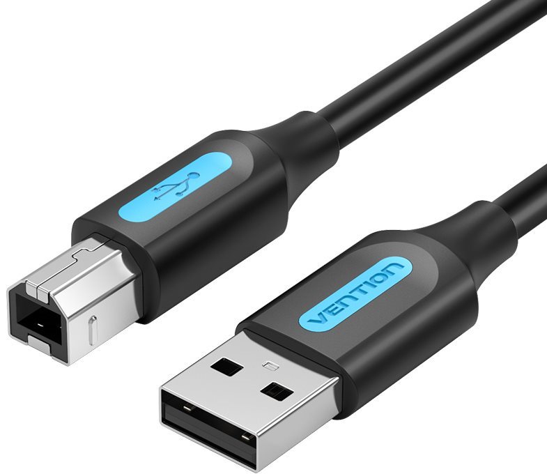 Vention USB 2.0 Male to USB-B Male Printer Cable 1.5M Black PVC...