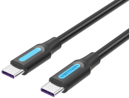 Vention Type-C (USB-C) 2.0 (M) to USB-C (M) 100W / 5A Cable 2m...