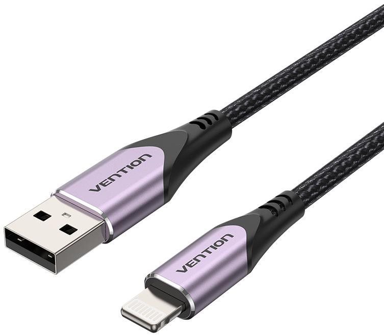 Vention MFi Lightning to USB Cable Purple 2 m Aluminum Alloy Type...