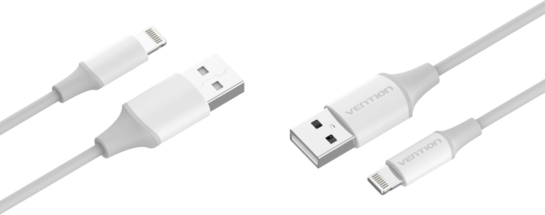 Vention USB to Lightning MFi Cable 2m White Adatkábel
