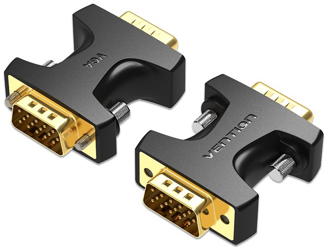 Vention VGA Male to Male Adapter Black Spojka na kábel
