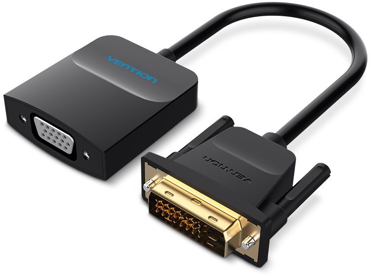 Vention Convertisseur DVI vers VGA 0.15M Noir Type Métallique...
