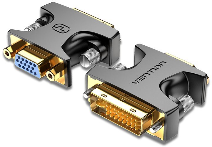Vention DVI (M) to VGA (F) Adapter Black Adapter
