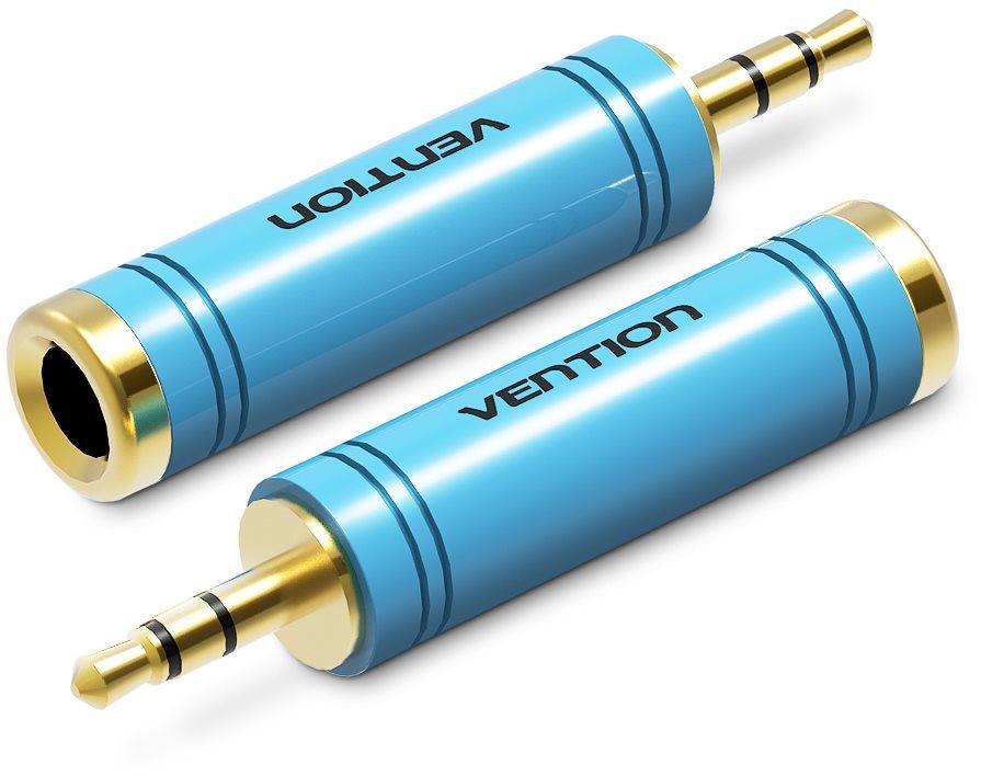 Vention 3,5 mm Jack (M) to 6,3 mm (F) Adaptér Blue Redukcia
