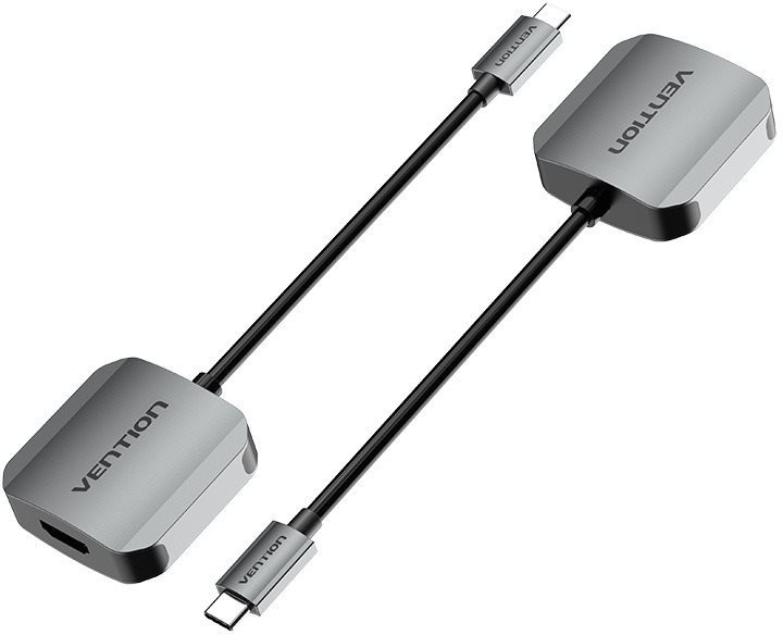 Vention USB-C to HDMI Converter 0.15M Gray Aluminum Alloy Type...