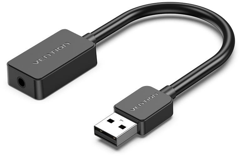 Vention 1-port USB External Sound Card 0,15 m Black (OMTP-CTIA)...