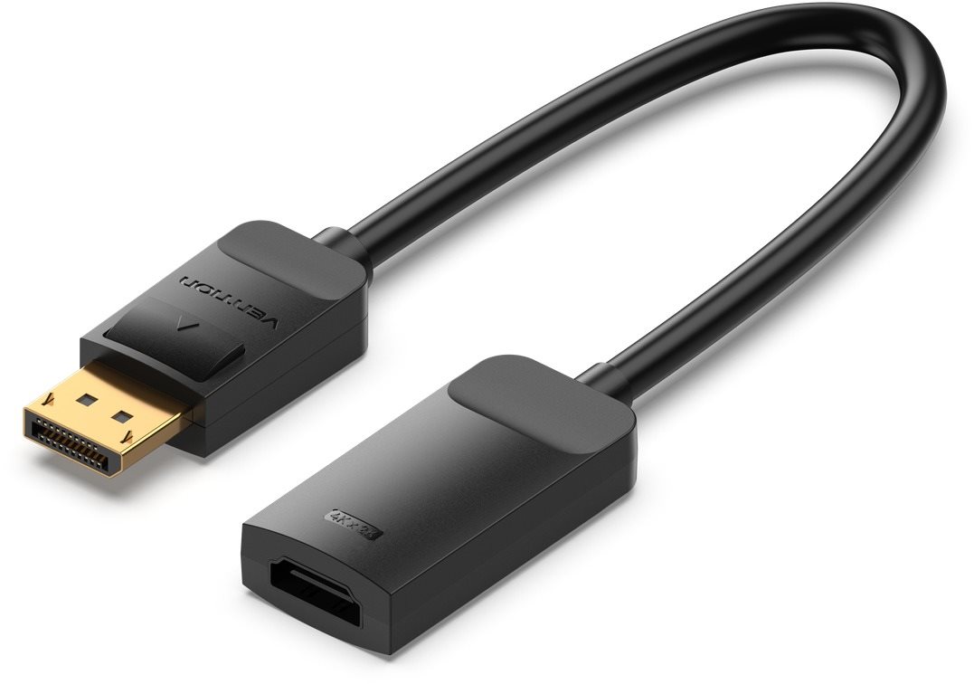 Vention DP to HDMI 4K Converter 0.15 m Black Redukcia
