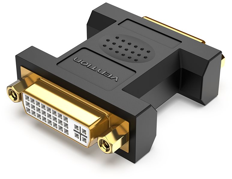 Vention DVI Female to Female Adapter Black Kabelverbinder