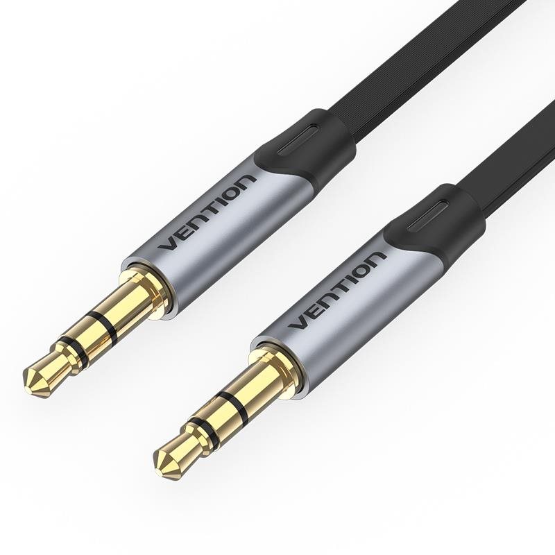 Vention 3,5 mm Male to Male Flat Aux Cable 2 m Gray Audio kábel