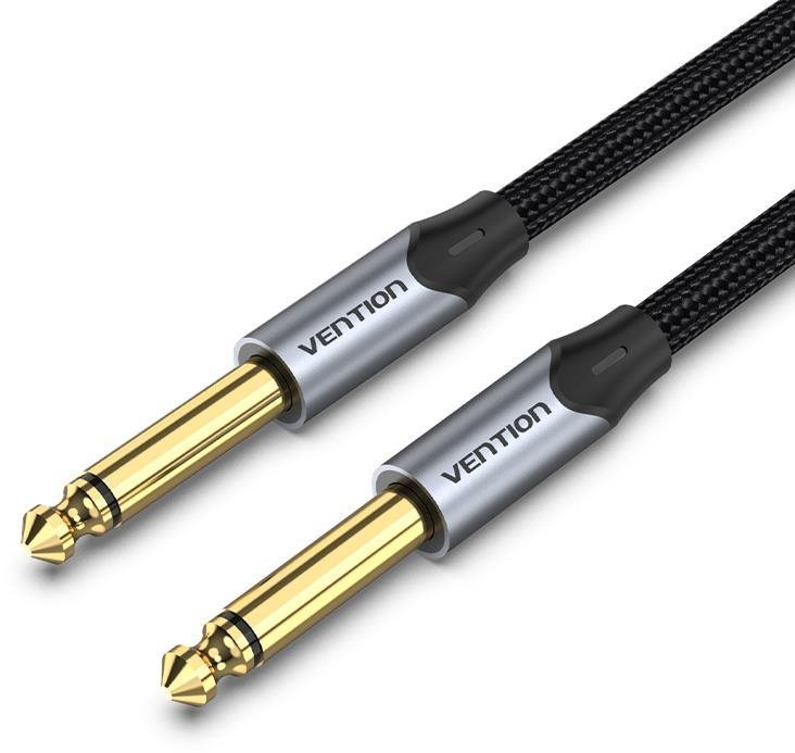 Vention Cotton Braided 6,5 mm Male to Male Audio Cable 2 m Gray...