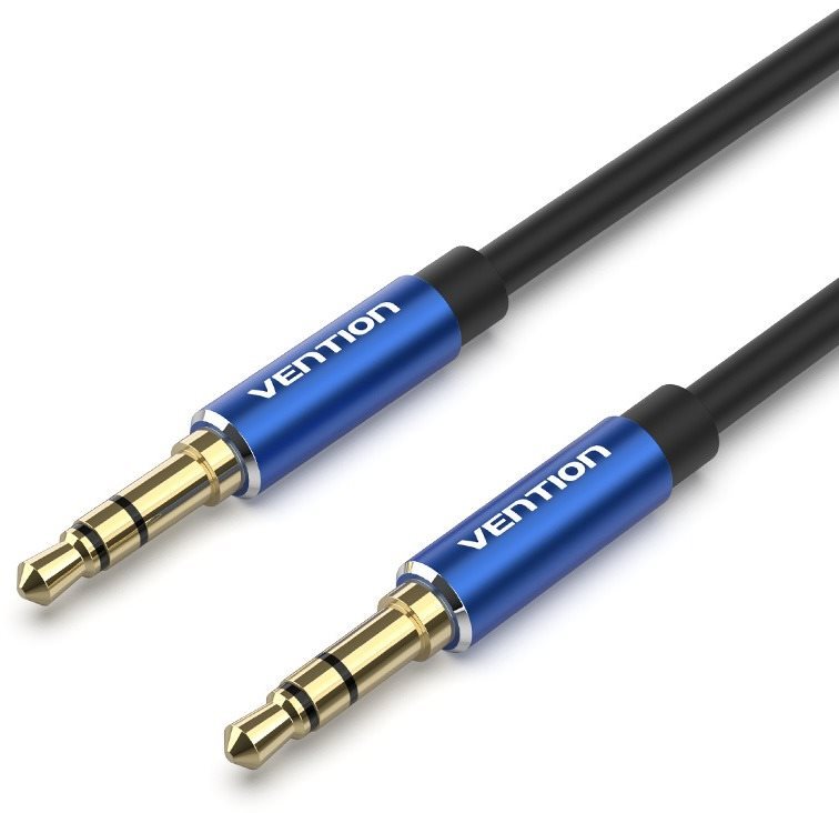 Vention 3.5 mm Male to Male Audio Cable 0.5 m Blue Aluminum Alloy...