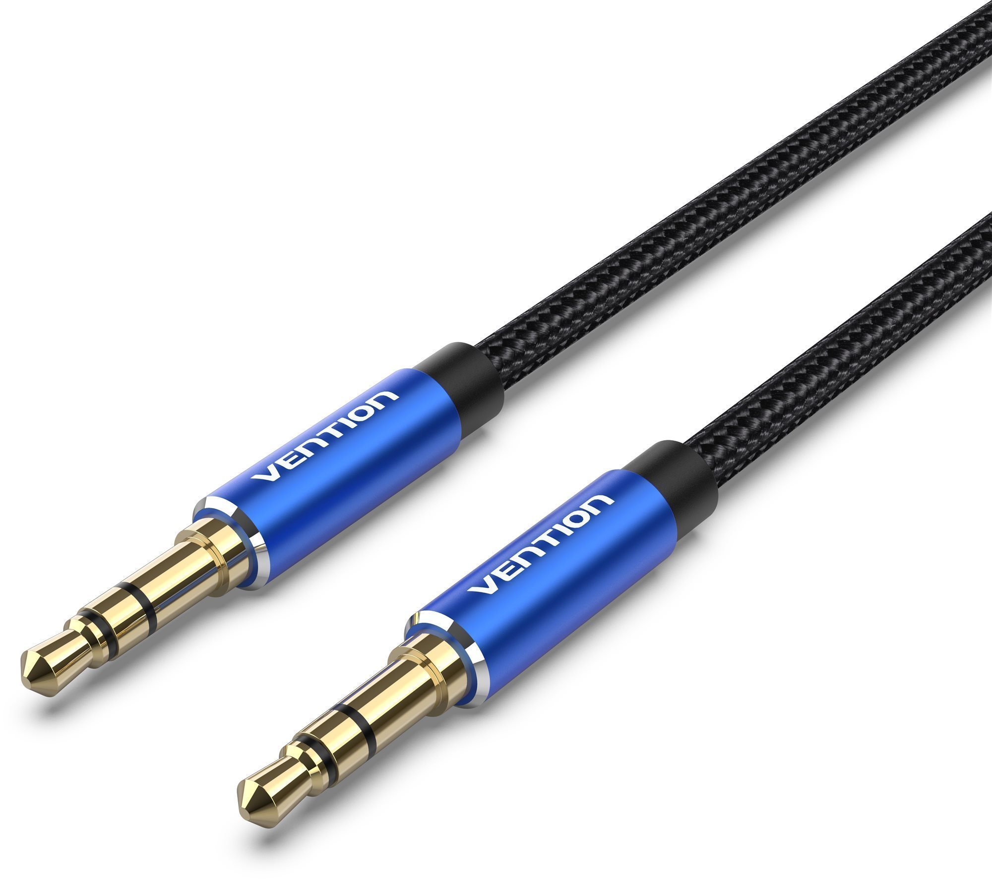 Vention Cotton Braided 3.5 mm Male to Male Audio Cable 5 m Blue...
