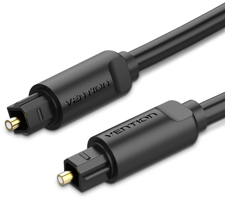 Vention Optical Fiber Toslink Audio Cable 1m Black Audio kabel