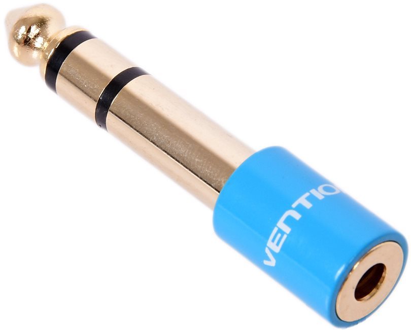 Vention 6.3mm Jack Male to 3.5mm Female Audio Adapter Blue Adapter
