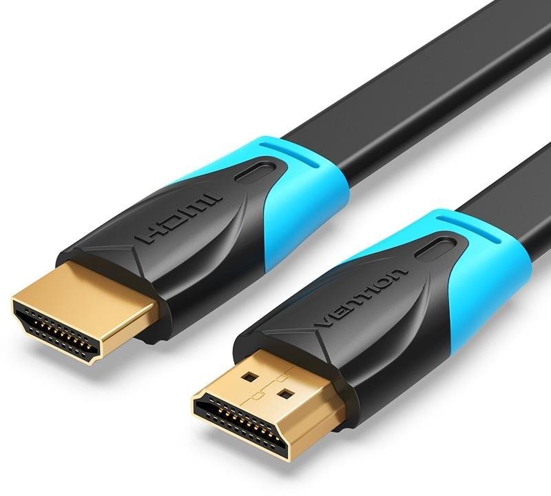 Vention Flat HDMI Cable 10M Black Video kábel
