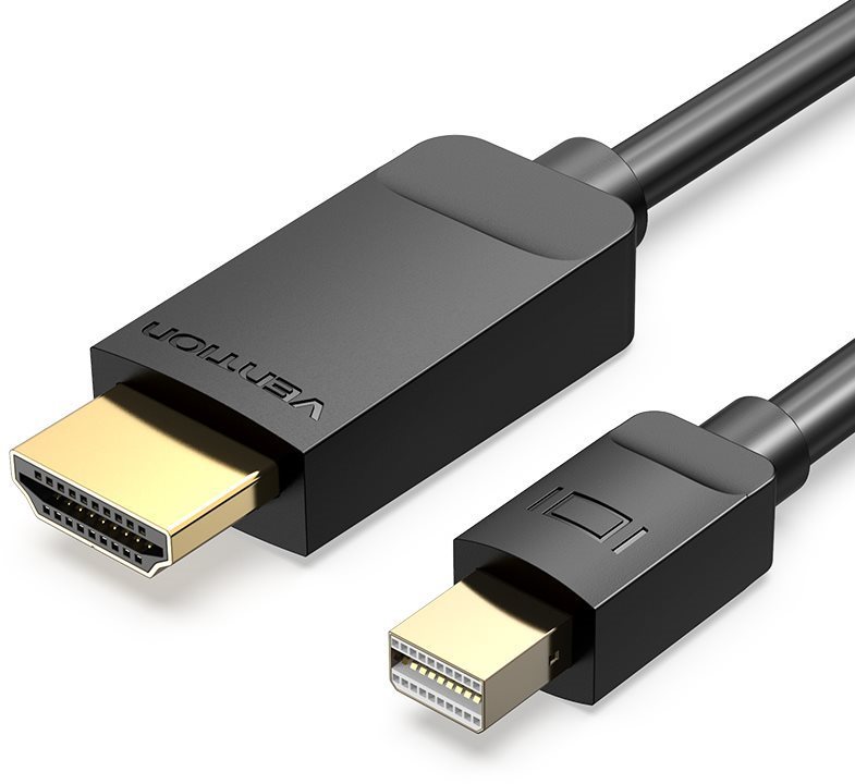 Vention Mini DisplayPort (miniDP) to HDMI Cable 2m Black Videokabel