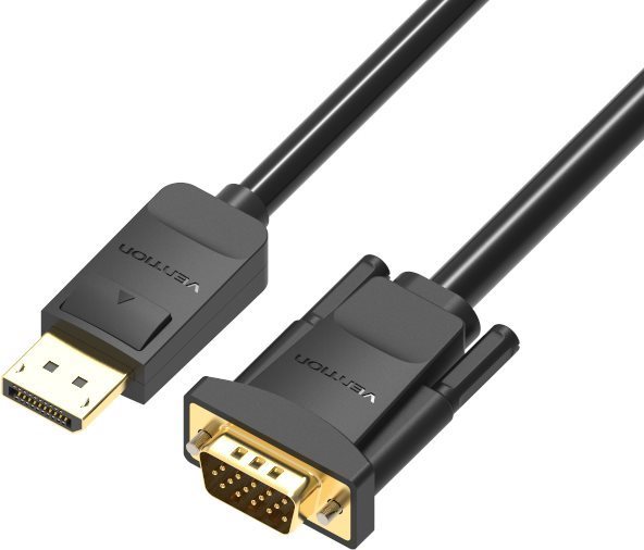 Vention DisplayPort (DP) to VGA Cable 3 m Black Video kábel