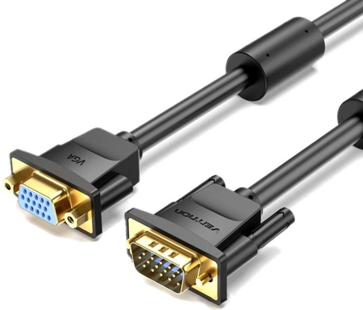 Vention VGA Extension Cable, 1.5m, Black Video Cable
