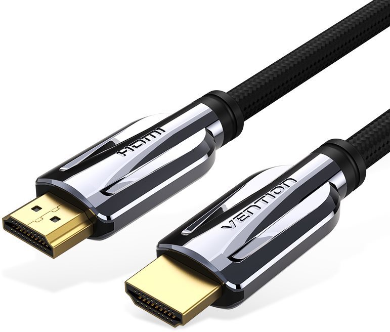 Vention HDMI 2.1 Cable 8K, 1m, Black, Metal Type Video Cable