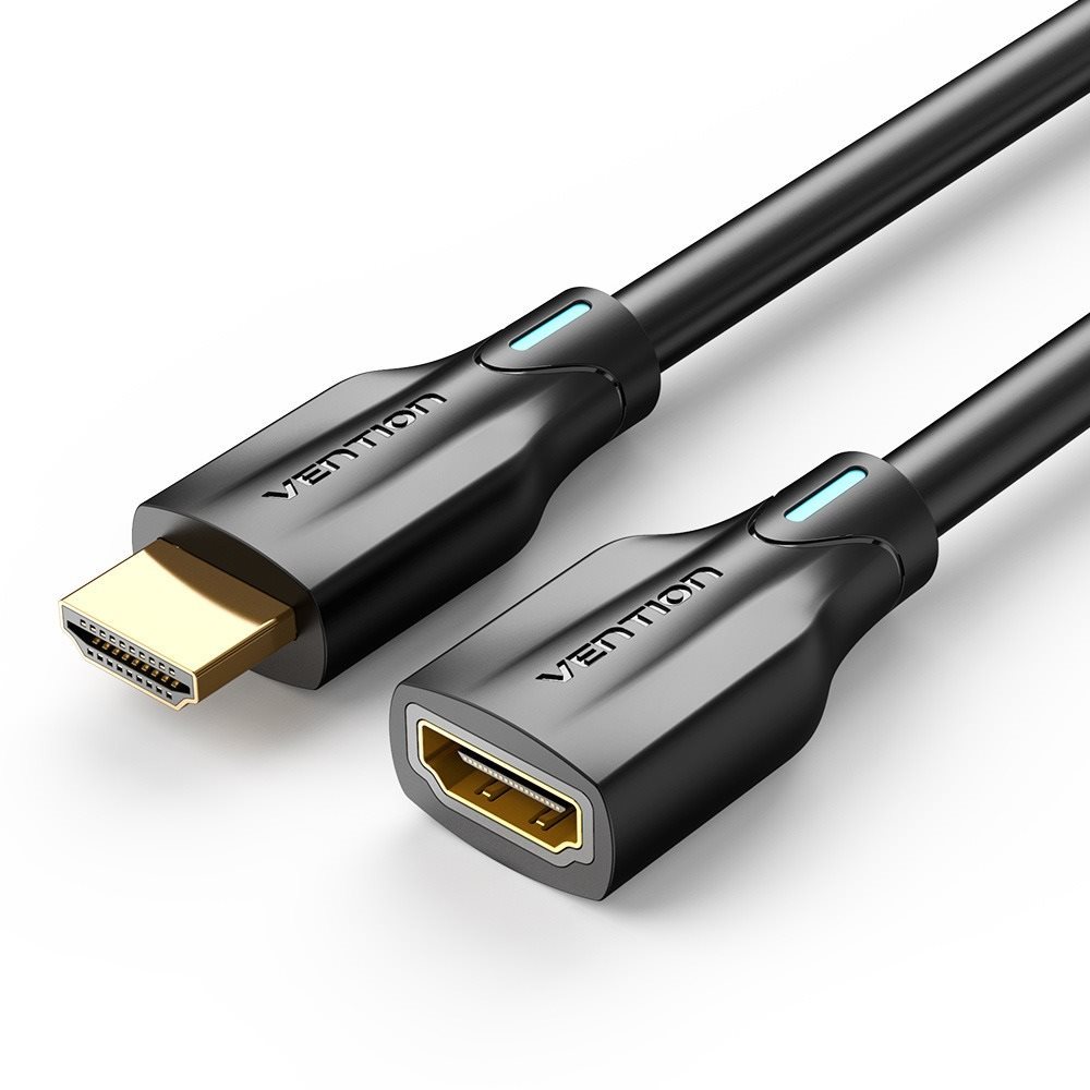 Vention HDMI 2.1 8K Extension Cable, 2m, Black Video Cable
