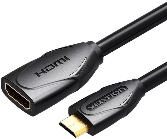 Vention Mini HDMI (M) to HDMI (F) Extension Cable/Adapter, 1m,...