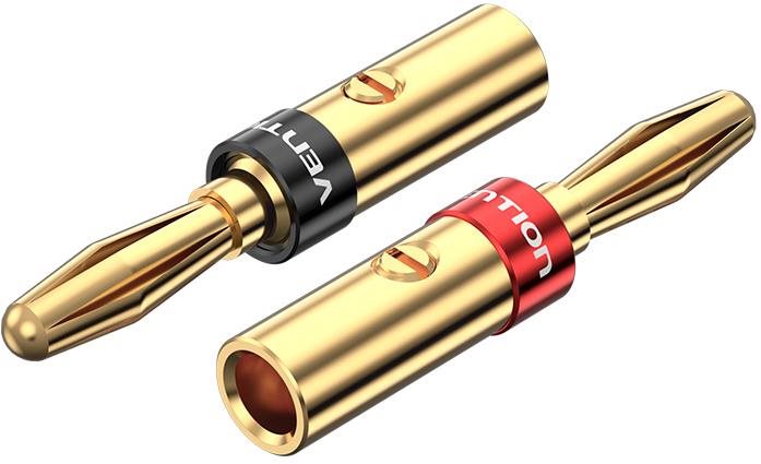 Vention Speaker Banana Plugs Gold Plated 1 Pair Konektor