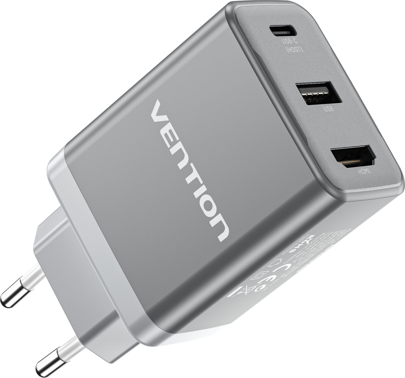 Vention USB-C + USB-A + HDMI GaN Laptop + Nintendo Switch Dock (60W...